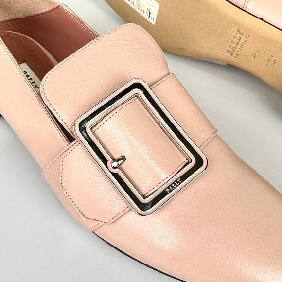 NIB Bally Janelle Leather Loafers Size 39.5 - Picture 7 of 13